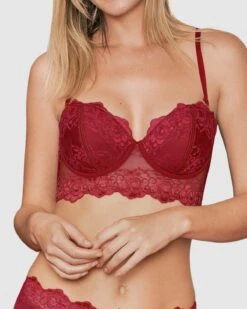 Supportive Underwire Lace Bustier Bra -Tempt Lingerie Shop 011965 A40 1200X1500 PR 3