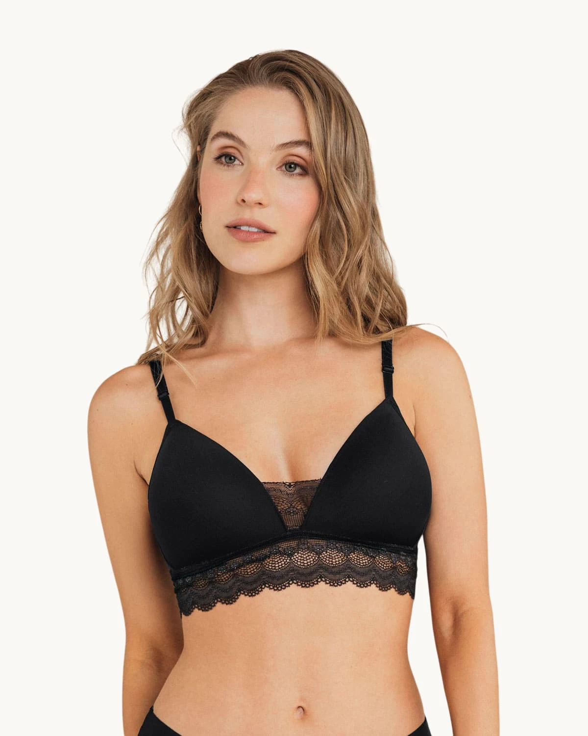 Lace Detail Contour Bralette 1 Lace Detail Contour Bralette
