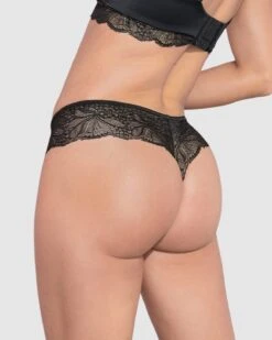 Lace Cheeky Thong Knicker