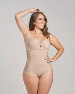 High-Waisted Tulle-Lined Shapewear Knicker Mild Tummy Control -Tempt Lingerie Shop 012988 802 1200X1500 2021 1