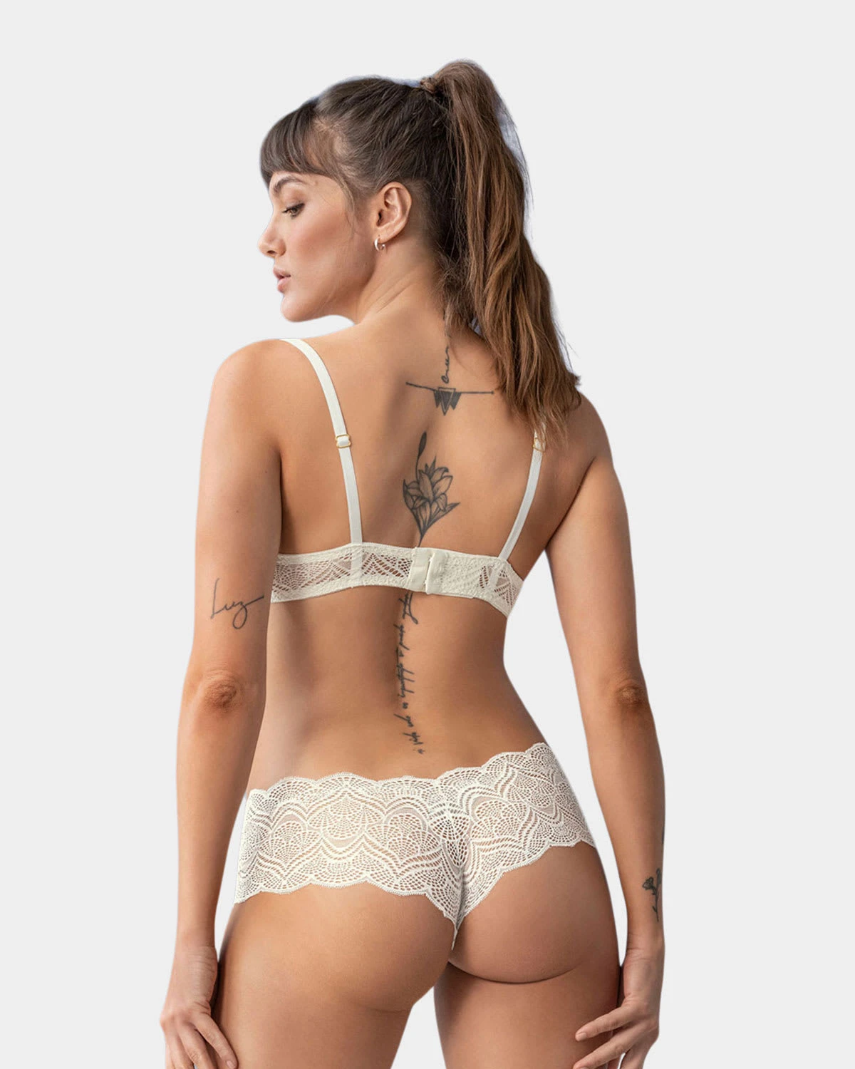 Sheer Lace Bralette With Underwire 8 Sheer Lace Bralette With Underwire - Image 8