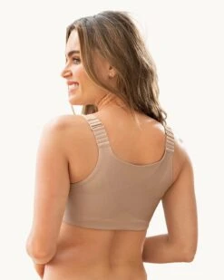 High-Tech Front Closure Back Support Bra Multi/Support Bra