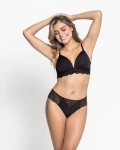 Comfy Deep V-neck Lace Accent Bralette -Tempt Lingerie Shop 091032 700 1200x1500 2022 UPD 3