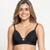 Plunge Wireless Scalloped Trim Bra The Perfect Comfort Bra