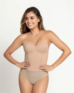 Longline Strapless Bustier Bra