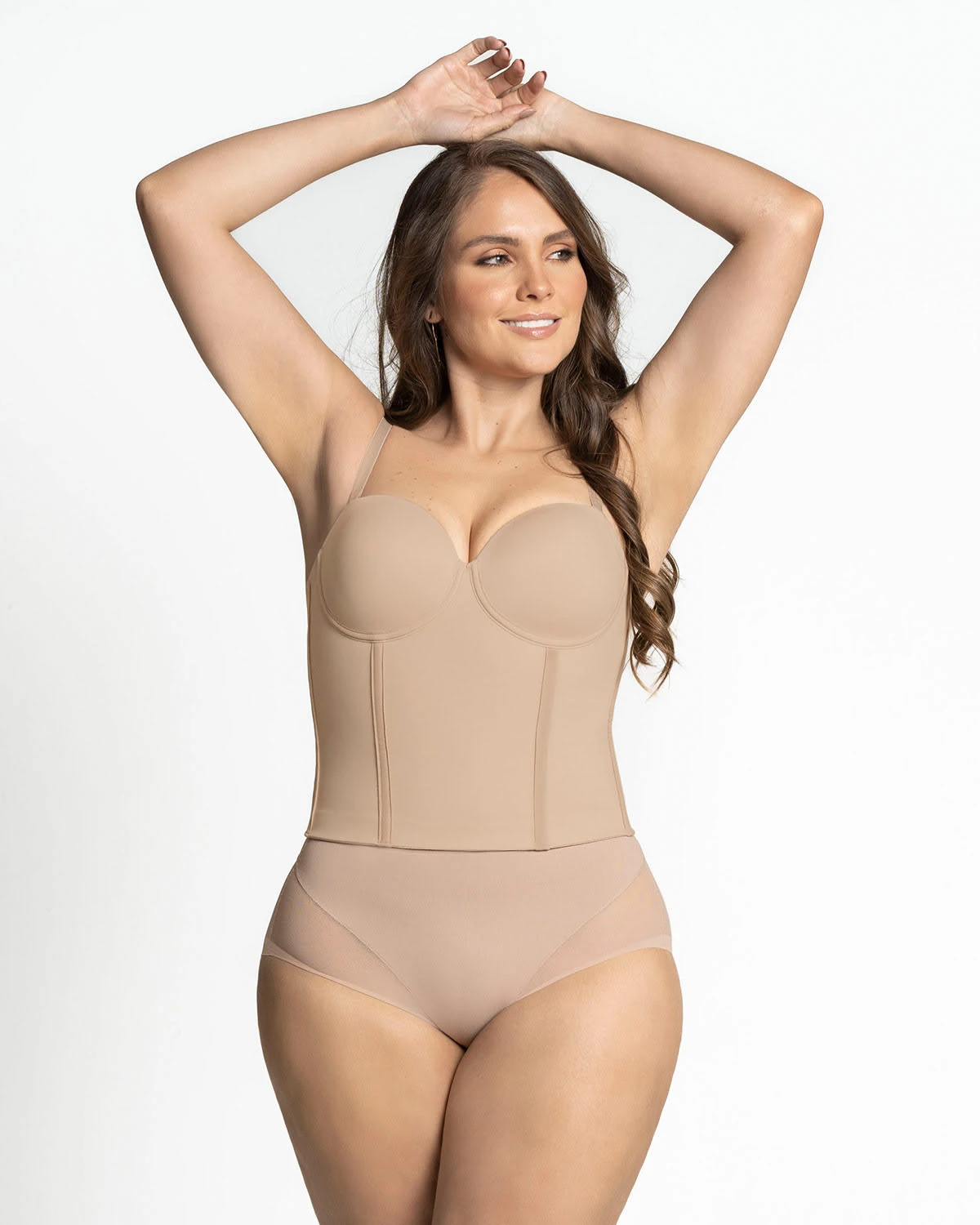 Longline Strapless Bustier Bra 8 Longline Strapless Bustier Bra - Image 8