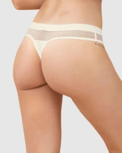Eco-Friendly Thong Knicker With Tulle Details And Ultra-Flat Waistband -Tempt Lingerie Shop 092017 253 1200X1500 o.k 1