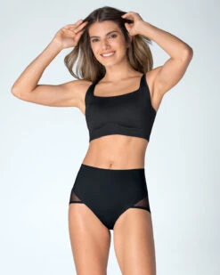 High-Waisted Firm Compression Knicker With Sheer Bottom -Tempt Lingerie Shop 092060 700 1200X1500 4