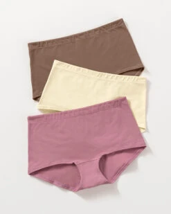 3 Boyshorts In Stretch Cotton With Good Coverage -Tempt Lingerie Shop 12634X3 S23 1200X1500 1