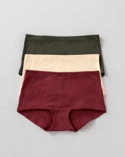 3 Boyshorts In Stretch Cotton With Good Coverage -Tempt Lingerie Shop 12634X3 S25 1200X1500 1