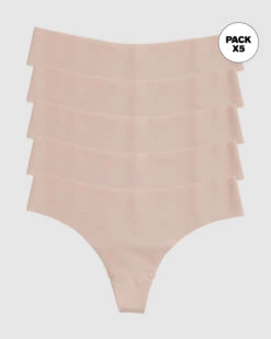 5-Pack No Ride-Up Seamless Thong Knickers 18 5-Pack No Ride-Up Seamless Thong Knickers -Tempt Lingerie Shop 12720X5 802 1200X1500 1