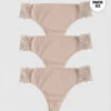 3-Pack Lace Side Seamless Thong Knickers 26 3-Pack Lace Side Seamless Thong Knickers -Tempt Lingerie Shop 12968X3 802 1200X1500 1