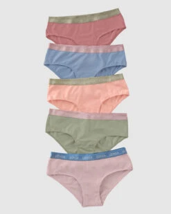 5-Pack Cotton Blend Hipster Knickers 25 5-Pack Cotton Blend Hipster Knickers -Tempt Lingerie Shop 12999X5 S03 1200X1500 1