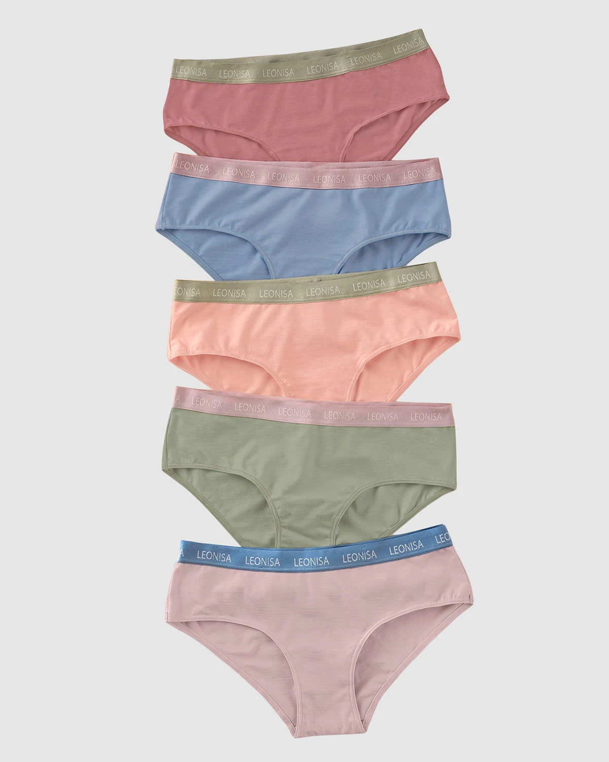 5-Pack Cotton Blend Hipster Knickers 6 5-Pack Cotton Blend Hipster Knickers - Image 6