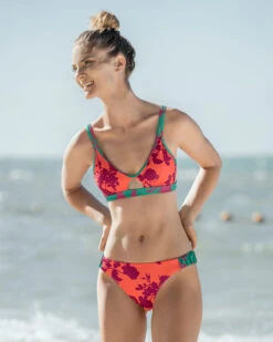 Front Cutout Tie Back Eco-Friendly Bikini Top Made Of Recycled Plastic -Tempt Lingerie Shop 192092 632 1200X1500 5