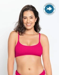 Eco-Friendly Textured Bikini Top Made Of Recycled Nylon -Tempt Lingerie Shop 192117N 338 1200X1500 tg 1