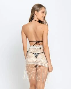 Jacquard Sheer Mesh Fringed Beach Cover-Up Sarong 13 Jacquard Sheer Mesh Fringed Beach Cover-Up Sarong -Tempt Lingerie Shop 193403 018 1200X1500 usa 3