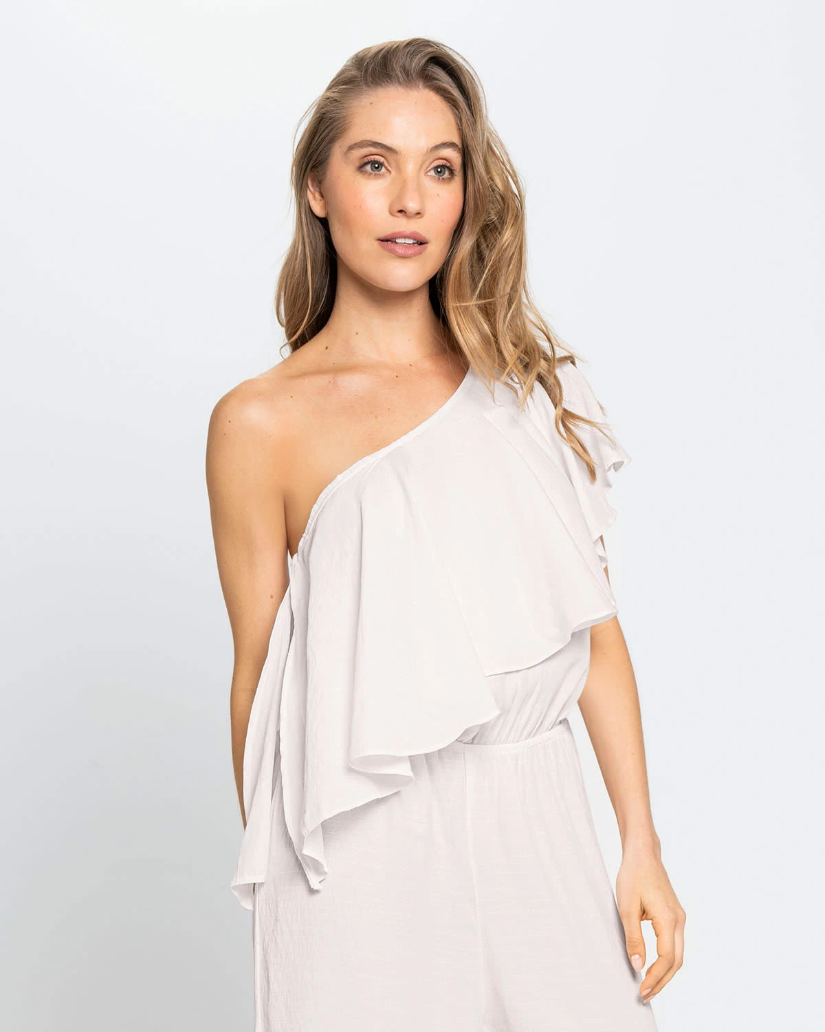 Multiuse Ruffle One-Shoulder Jumpsuit 3 Multiuse Ruffle One-Shoulder Jumpsuit - Image 3