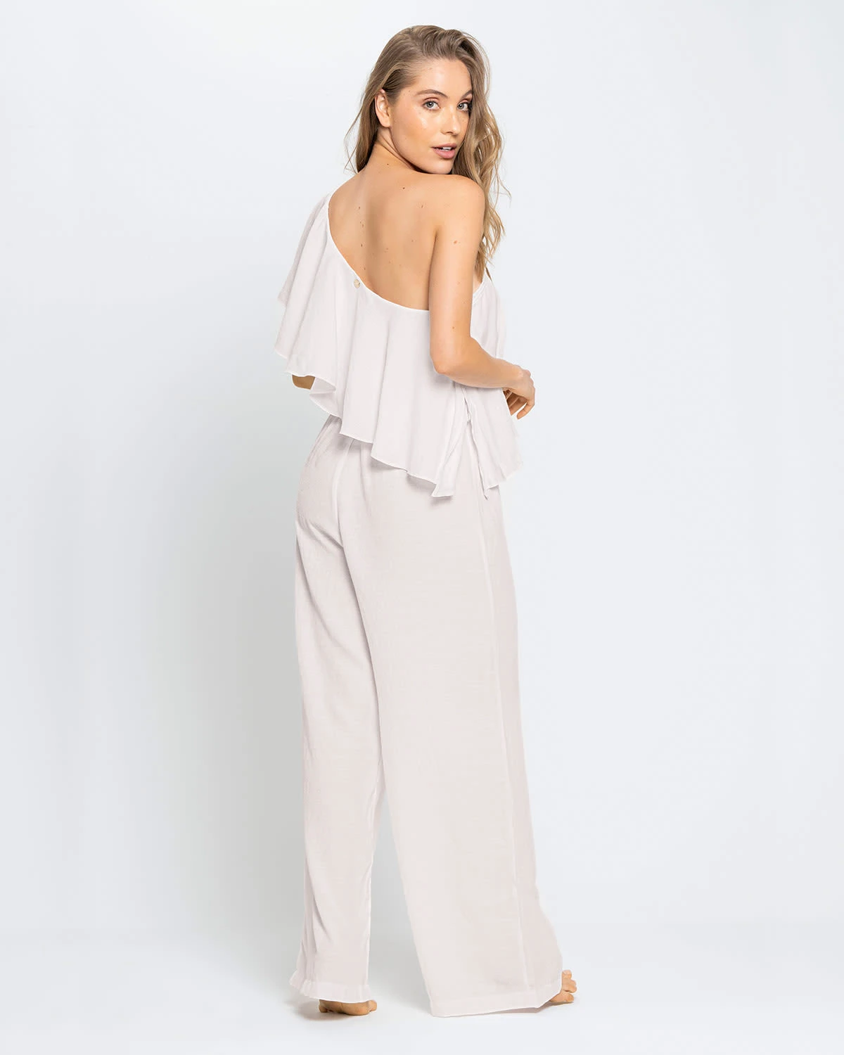 Multiuse Ruffle One-Shoulder Jumpsuit 4 Multiuse Ruffle One-Shoulder Jumpsuit - Image 4