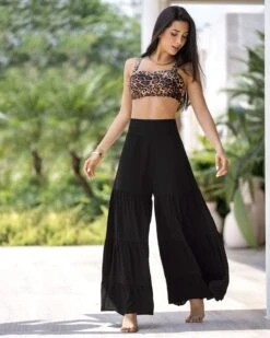 Wide Leg High Waisted Beach Coverup Trouser
