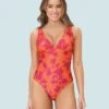 Eco-Friendly Plunge Back V-Neck Reversible Slimming Swimsuit -Tempt Lingerie Shop 19A040 218 1200X1500 usa 1