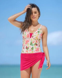 Floral Burst One-Piece Slimming Swimsuit Multiway Skirt -Tempt Lingerie Shop 19A051 012 1200X1500 3