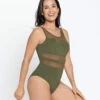 Scoop Back Sheer Stripe Slimming One-Piece Swimsuit -Tempt Lingerie Shop 19A054N 610 1200X1500 usa 1