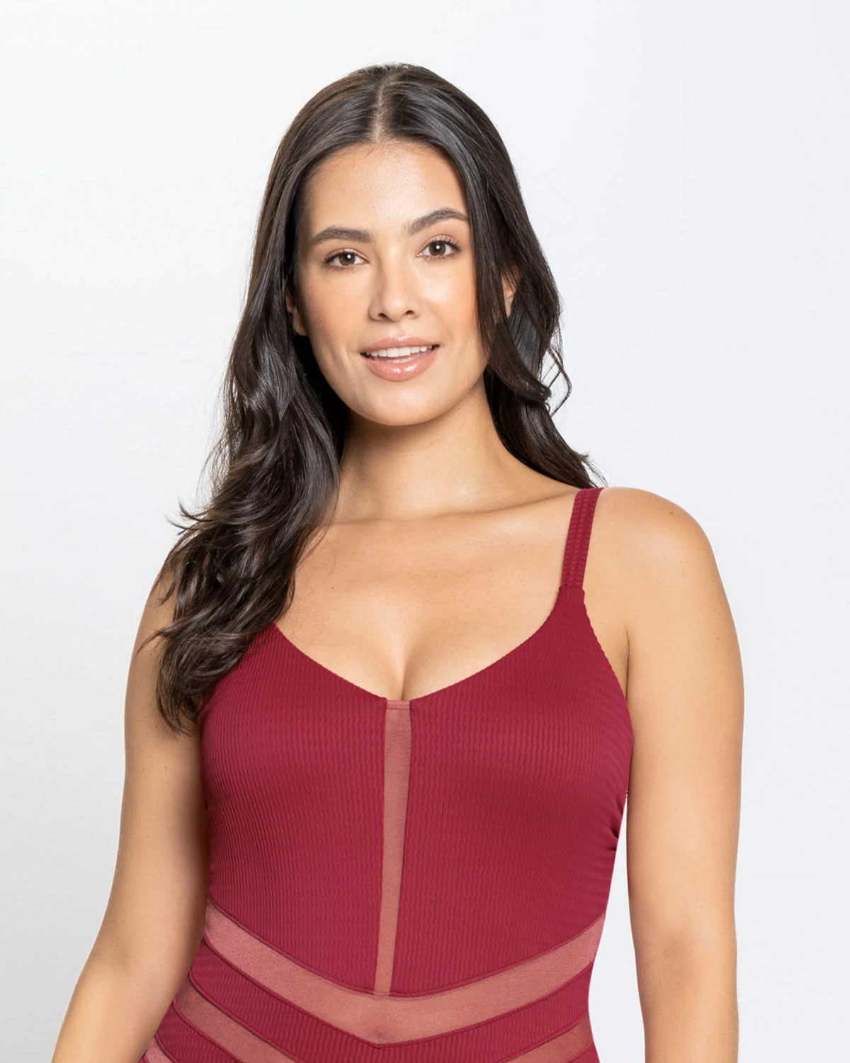 Ribbed One-Piece Slimming Swimsuit 3 Ribbed One-Piece Slimming Swimsuit - Image 3