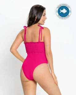 Eco-Friendly Recycled Nylon Swimsuit With Ruching 15 Eco-Friendly Recycled Nylon Swimsuit With Ruching -Tempt Lingerie Shop 19A110N 338 1200X1500 tg 2