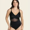 Slimming One Piece Swimsuit With Tulle And Draped Details -Tempt Lingerie Shop 19A124S 700 1200x1500 2023 UPD 1