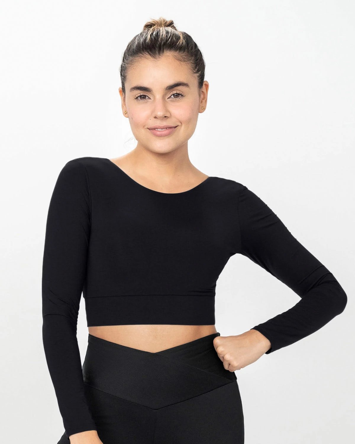 Long Sleeve Sports Crop Top 1 Long Sleeve Sports Crop Top