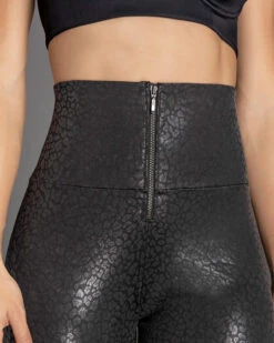 Faux Croc Leather Zip-Front Shaper Legging -Tempt Lingerie Shop 441000N 700 1200X1500 4