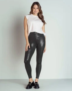 Faux Croc Leather Zip-Front Shaper Legging -Tempt Lingerie Shop 441000N 700 1200X1500 6