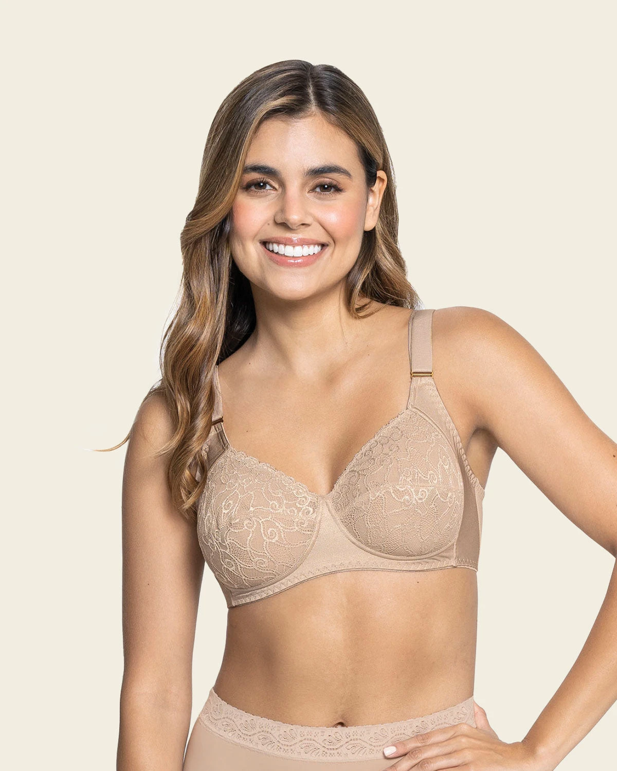 Wireless Comfy Control Bra In Lace 1 Wireless Comfy Control Bra In Lace
