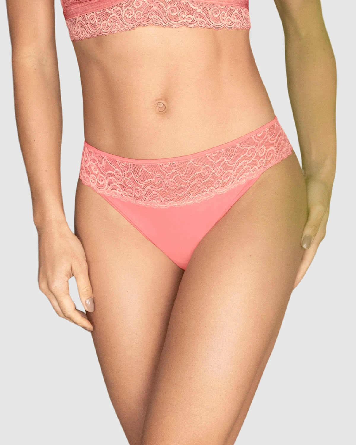 Hiphugger Thongknicker With Floral Lace Detailing 2 Hiphugger Thongknicker With Floral Lace Detailing - Image 2